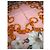 Céline Sciarpa in seta/canvas vintage Celine Paris Rosa - vista 3