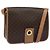 Céline Borsa a spalla in tela Macadam CELINE in pelle PVC marrone oro Auth BD184 D'oro