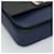 Borsa a spalla PRADA in pelle nera e blu Auth am7706 Nero - vista 13