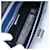 Borsa a spalla PRADA in pelle nera e blu Auth am7706 Nero - vista 18