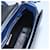 Borsa a spalla PRADA in pelle nera e blu Auth am7706 Nero - vista 19