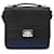 Borsa a spalla PRADA in pelle nera e blu Auth am7706 Nero - vista 2