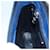 Borsa a spalla PRADA in pelle nera e blu Auth am7706 Nero - vista 20