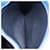 Borsa a spalla PRADA in pelle nera e blu Auth am7706 Nero - vista 22