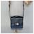 Borsa a spalla PRADA in pelle nera e blu Auth am7706 Nero - vista 25