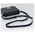 Borsa a spalla PRADA in pelle nera e blu Auth am7706 Nero - vista 9