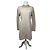 Vintage Courreges Paris Wool Dress 38/M Beige Brown