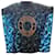 Poncho in seta multicolore Burberry  - vista 1