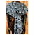 Poncho in seta multicolore Burberry  - vista 2