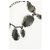 Armband aus grauem Metall mit Swarovski-Strass verziert - Ansicht 10