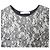 Camiseta de algodón negro con detalles de encaje Jason Wu - vista 5