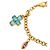 Swarovski Cross Charmed Bracelet in Gold Metal Golden - view 4