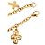 Swarovski Cross Charmed Bracelet in Gold Metal Golden - view 5