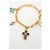 Swarovski Cross Charmed Bracelet in Gold Metal Golden - view 8
