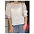 Blusa bianca con ricami e pizzi Maje taglia 40 in cotone