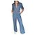 Mono estampado en denim azul Sandro talla 38