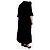The Vampire's Wife Schwarzes Samt-Midi-Kleid mit Rüschen - Größe UK 14 - Ansicht 2