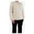 Ulla Johnson Creme Osian Kabelstrickpullover - Größe L Roh  - Ansicht 3