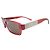 Occhiali da sole Christian Dior Sunstrass 2 con strass rosa e rosso.