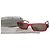Occhiali da sole Christian Dior Sunstrass 2 con strass rosa e rosso. - vista 2