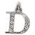 Collana in strass con logo a cuore argentato Christian Dior Argento