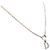 Collana in strass con logo a cuore argentato Christian Dior Argento - vista 3