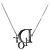 Collana a catena vintage con monogramma argento Christian Dior - vista 3