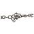 Collana a catena vintage con monogramma argento Christian Dior - vista 4