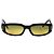 Fendi schwarze silberne gelbe grüne getönte Sonnenbrille Fs 5606 - Ansicht 2