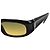 Fendi schwarze silberne gelbe grüne getönte Sonnenbrille Fs 5606 - Ansicht 3