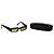 Fendi schwarze silberne gelbe grüne getönte Sonnenbrille Fs 5606 - Ansicht 7