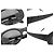 Occhiali da sole neri con logo monogramma Fendi FS 5147 Nero - vista 7