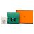Cartera corta Constance en Epsom verde de Hermès - vista 8