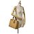 Dior Giallo Grande Borsa in Vernice Cannage Lady Dior - vista 9