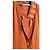 Autre Marque Seidenhemdkleid in Orange - Ansicht 4