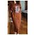 Autre Marque Seidenhemdkleid in Orange - Ansicht 9