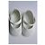 LOUIS VUITTON Chaussons naissance cuir blanc mixte T18 - vue 4