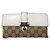 Gucci Shima Long Pelle e Tela Beige/Off-White Crema