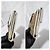 Gucci Shima Long Pelle e Tela Beige/Off-White Crema - vista 5