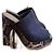 Stella Mc Cartney Mule con platform Stella McCartney blu nubuck