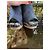 Stella Mc Cartney Mule con platform Stella McCartney blu nubuck - vista 3