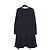 Chloé 2015 Marine Kleid FR38 Marine Crepe Rüschen Perfektes Kleid UK10 US8 Marineblau - Ansicht 4