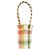Bolso de cuero Gancini de Salvatore Ferragamo Blanco Verde Naranja - vista 2