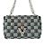 Borsa a Spalla Damier Twist BB di Louis Vuitton Nero Bianco - vista 2