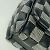 Borsa a Spalla Damier Twist BB di Louis Vuitton Nero Bianco - vista 6