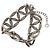 Bracciale in metallo rosso Christian Dior - vista 3