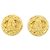 Brincos de clip de ouro Chanel 03818 Dourado