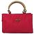 PRADA Borsa a mano in nylon rosa Auth 109805 - vista 13