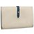 Céline CELINE Grande Portafoglio con Tracolla in Pelle Bianca Auth ar13263 Bianco