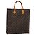LOUIS VUITTON Monogram Sac Plat Handtasche M51140 LV Auth BD570 Monogramm